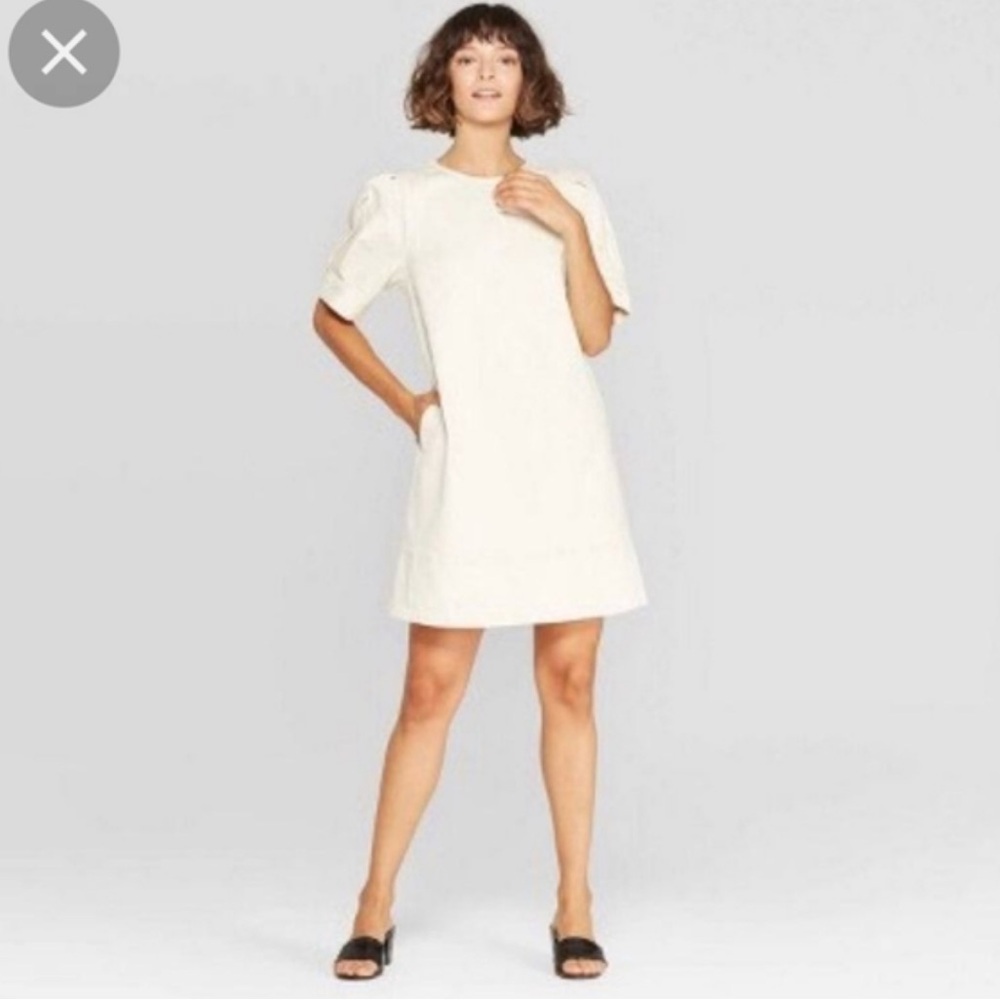 Who What Wear denim canvas dress